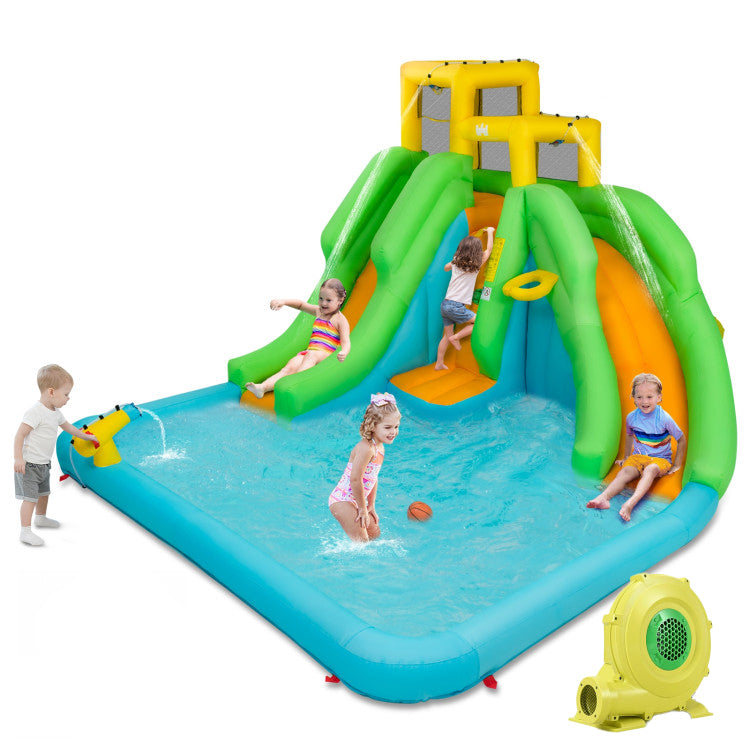 Castillo Inflable de Agua para Niños con Soplador