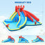 Inflatable Crab Dual Slide Bounce House for Outdoor Fun