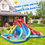 Inflatable Crab Dual Slide Bounce House for Outdoor Fun