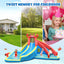 Inflatable Crab Dual Slide Bounce House for Outdoor Fun