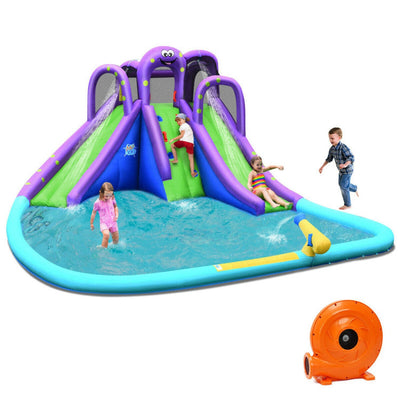 Parque Acuático Inflable Mighty Bounce House con Piscina