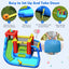Casa Inflable de Salto y Piscina Splash con Tobogán de Agua