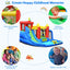 Casa Inflable de Salto y Piscina Splash con Tobogán de Agua