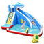 4-in-1 Inflatable Water Slide Park with Long Slide