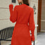 Open Front Lantern Sleeve Cardigan - Korvel