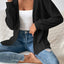 Open Front Long Sleeve Cardigan - Korvel