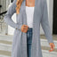 Open Front Long Sleeve Cardigan - Korvel