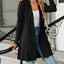 Open Front Long Sleeve Cardigan - Korvel