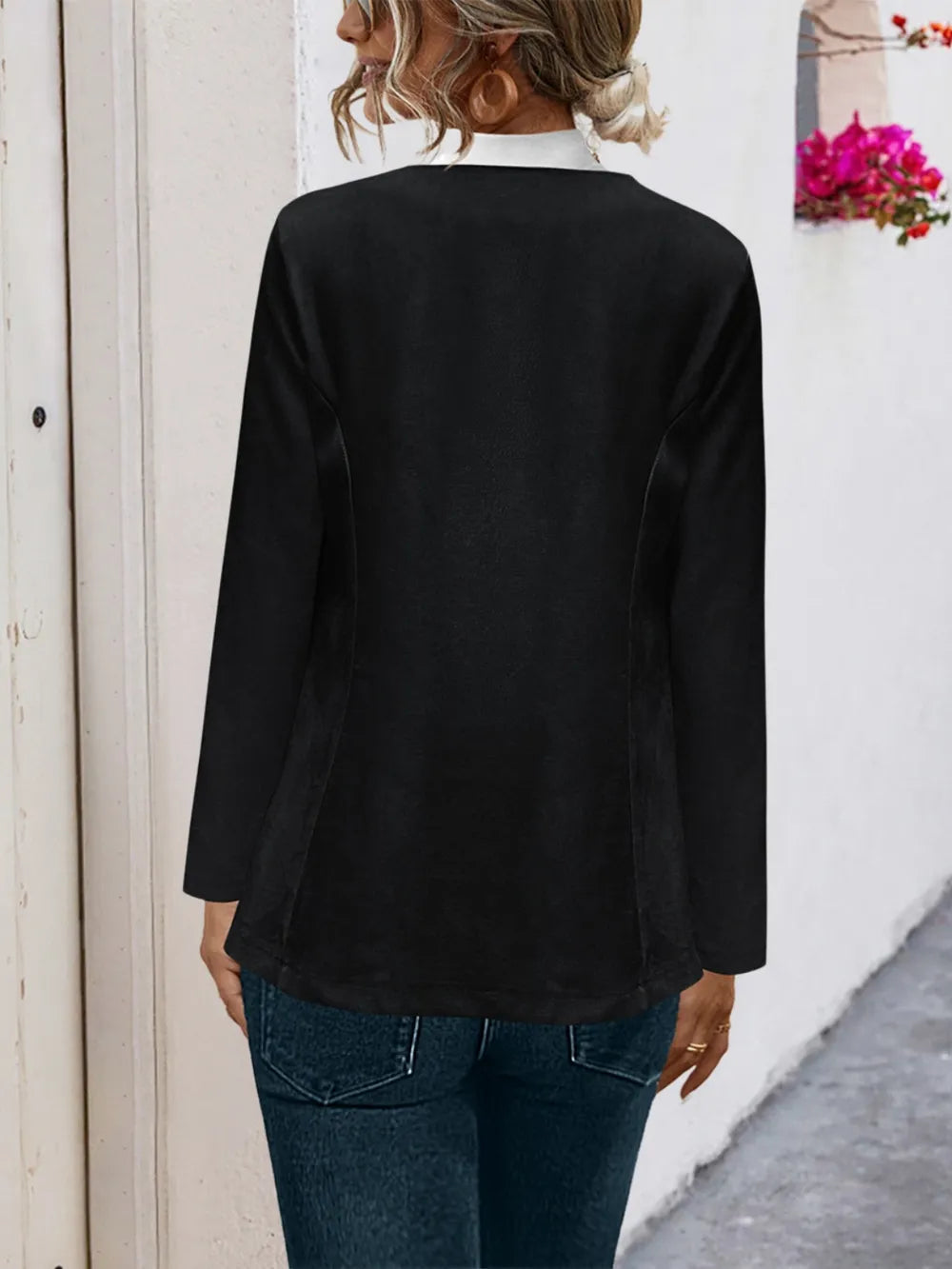 Open Front Long Sleeve Cardigan - Korvel