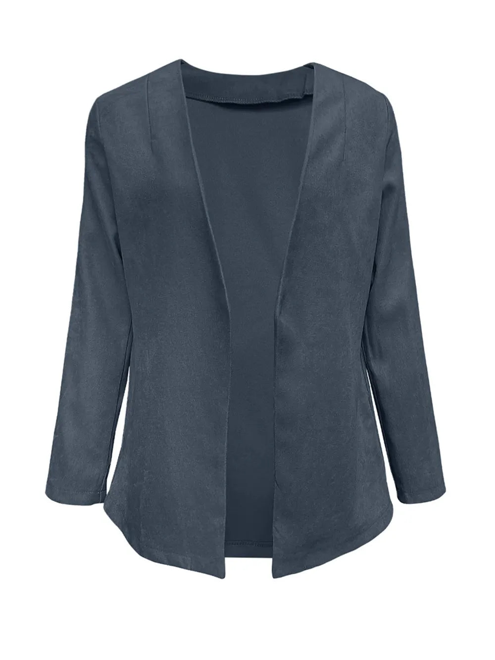 Open Front Long Sleeve Cardigan - Korvel