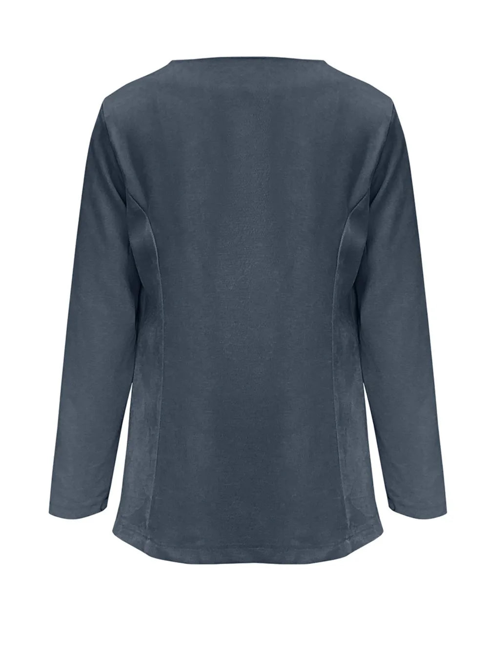 Open Front Long Sleeve Cardigan - Korvel