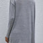 Cardigan long à manches longues ouvert premium en gris