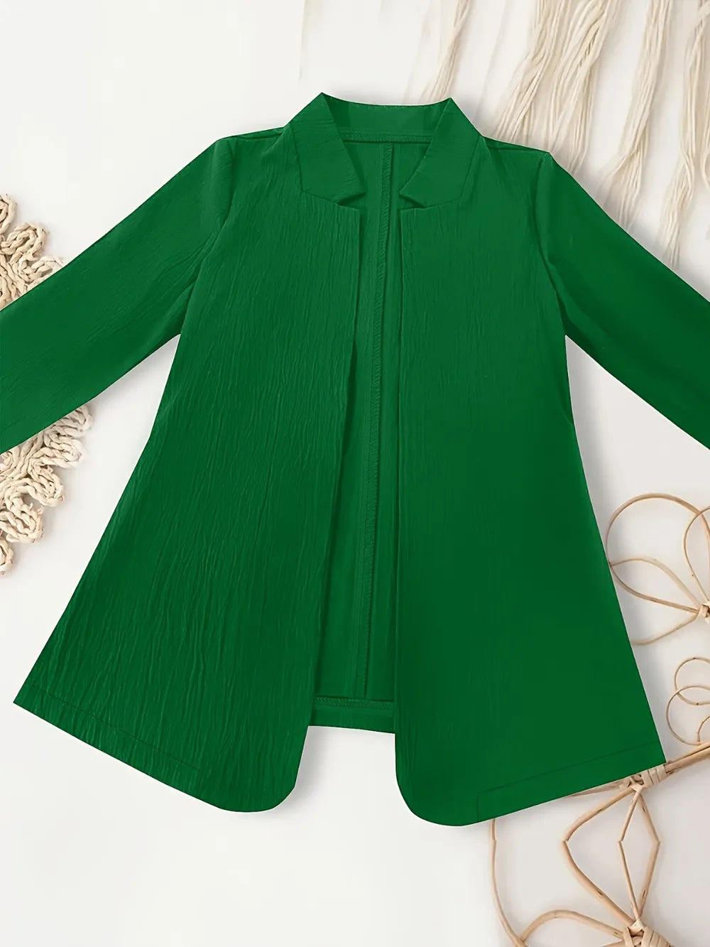 Open Front Long Sleeve Sport Jacket