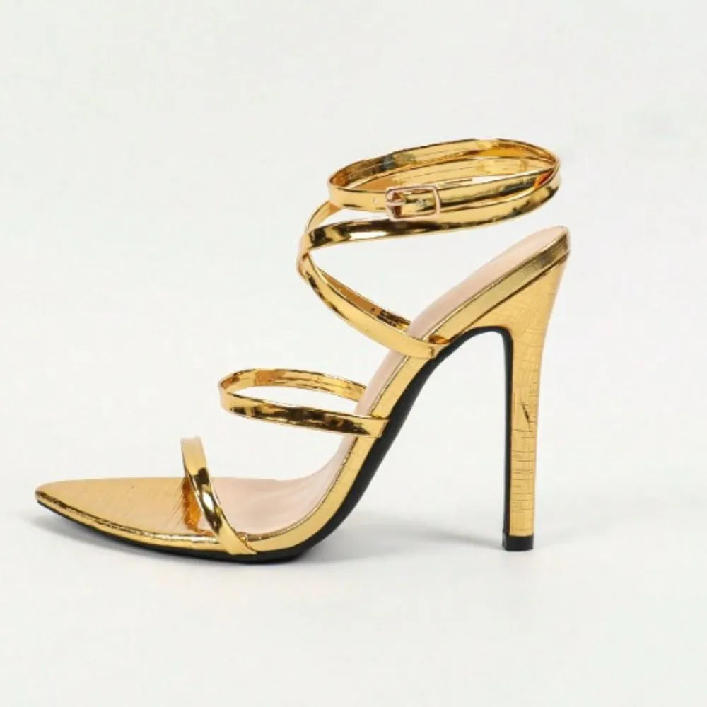 Open Toe Ankle Strap Sandals - Korvel