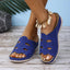 Elegant Open-Toe Cutout Sandals for Casual Wear