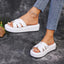 Open Toe Platform Sandals - Korvel