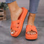 Open Toe Platform Sandals - Korvel