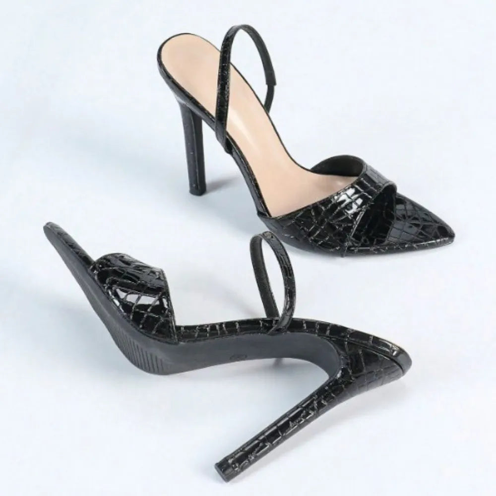 Sandales à talons aiguilles ouvertes élégantes