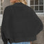 Openwork Open Front Long Sleeve Cardigan
