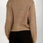Openwork Round Neck Long Sleeve Sweater - Korvel