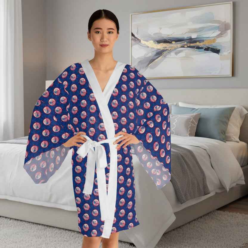 Robe Kimono Opinionated Era – Robe de Salon de Sensibilisation Politique
