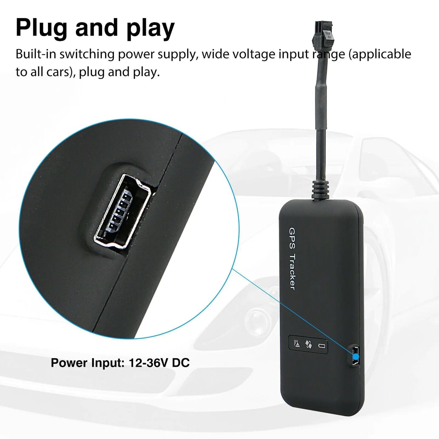 Premium Real-Time GPS Tracker for Vehicles and Motorcycles