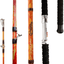 Glow-in-the-Dark Orange Dragon Fire Catfish Rod - Korvel