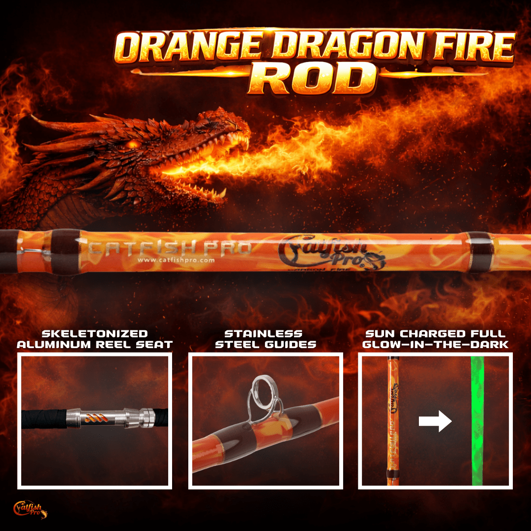 Bâton lumineux Orange Dragon Fire Spinning