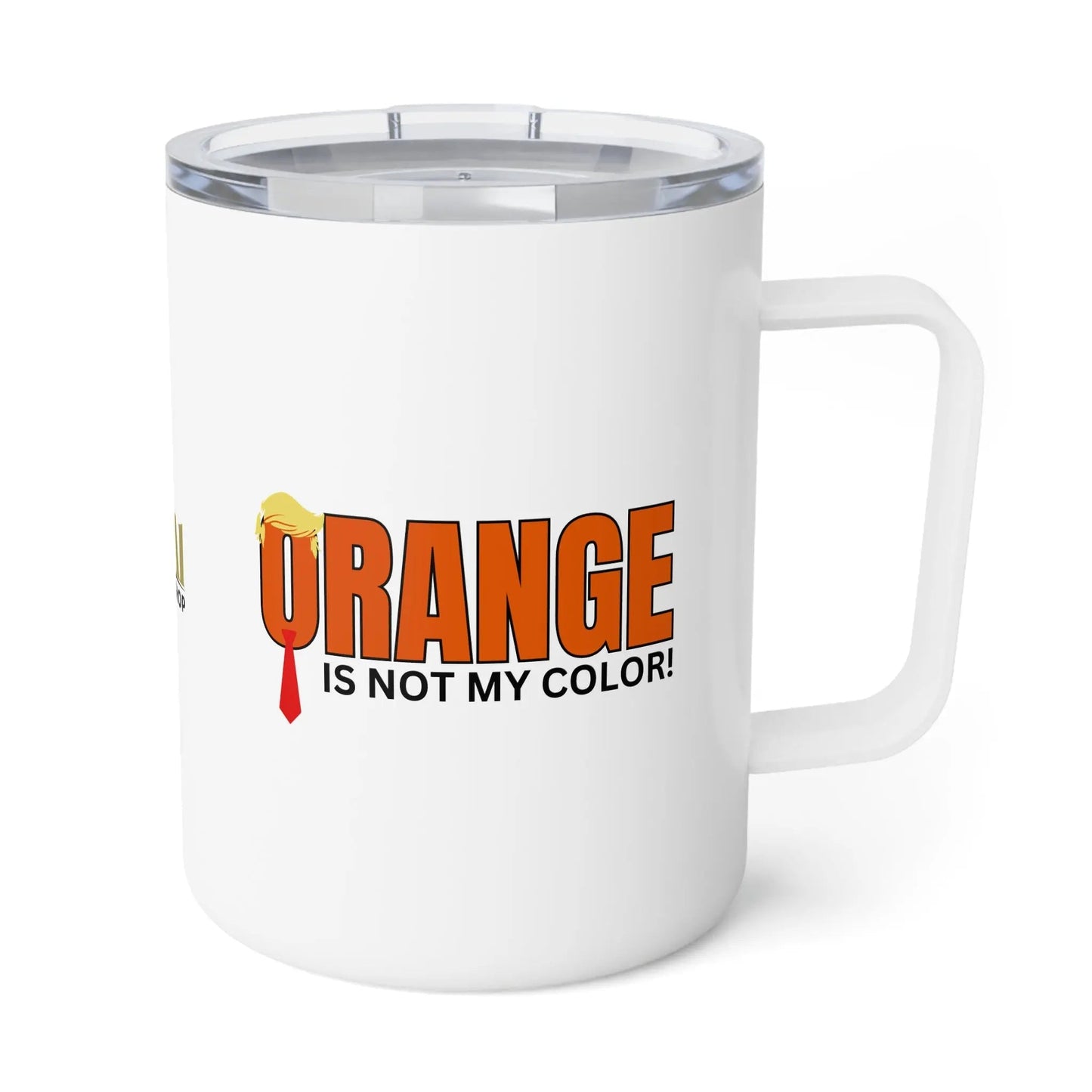 Chic Insulated Coffee Mug - 10oz in Vibrant Orange - Korvel
