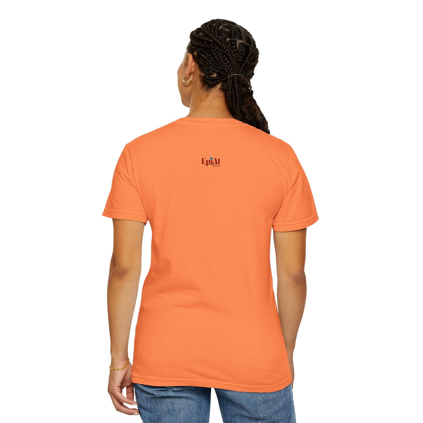Le T-Shirt Unisexe Teint en Garment Orange N'est Pas Ma Couleur