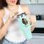 Taza de Viaje Aislada para Mamá Gato Tabby Naranja - 40oz