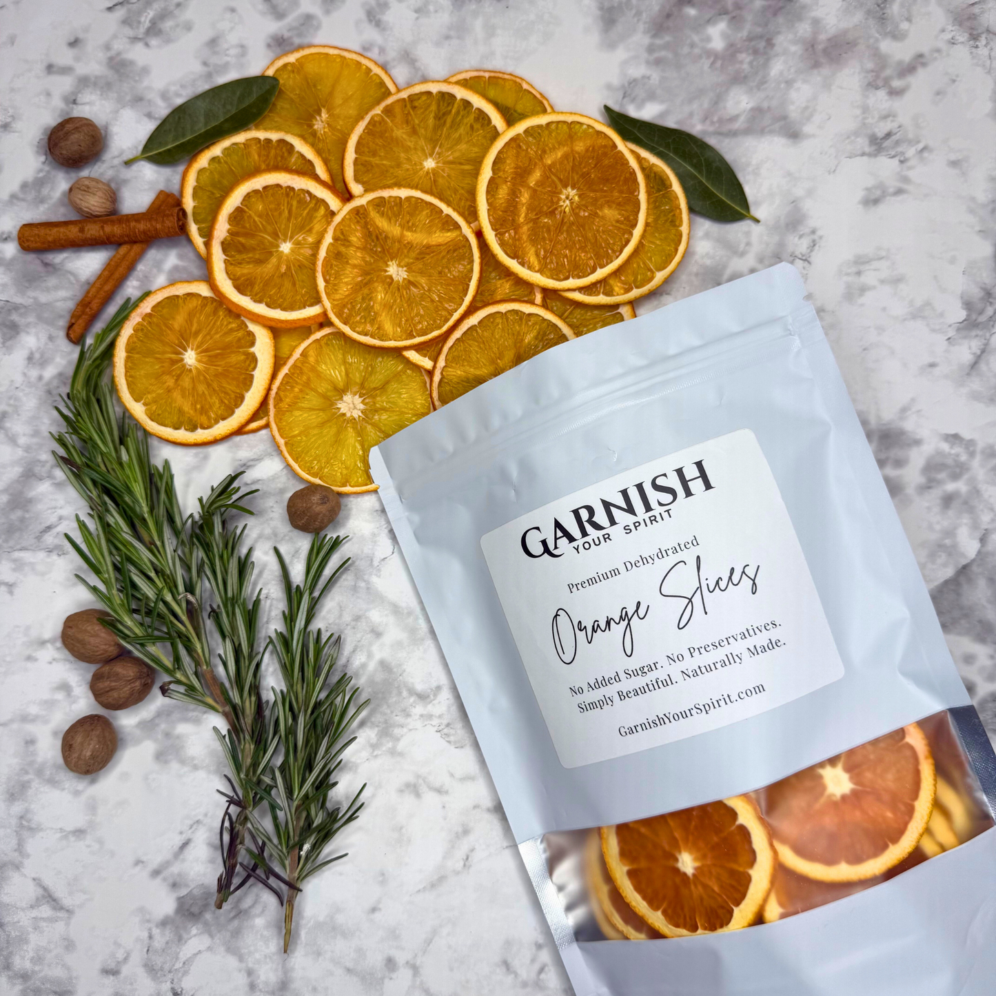 Dehydrated Orange Slices for Bar & Home Decor