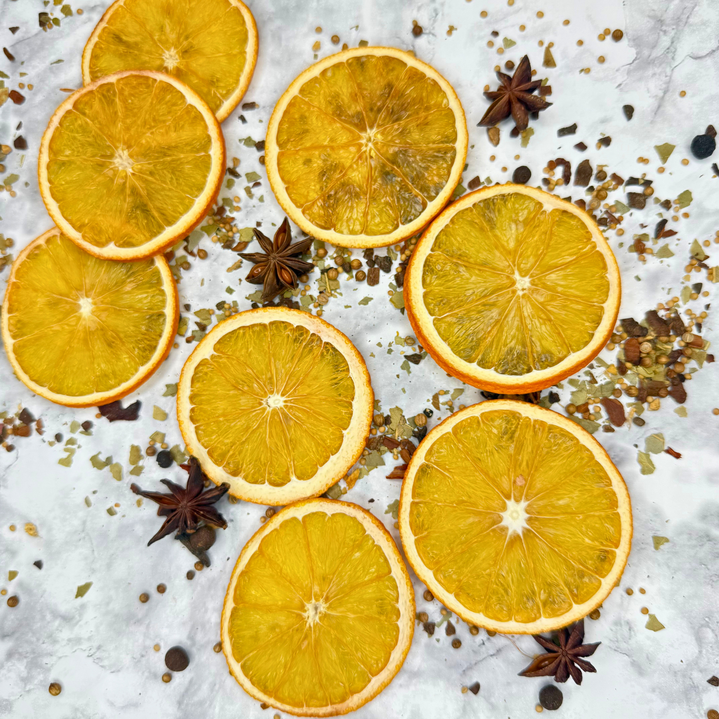 Dehydrated Orange Slices for Bar & Home Decor