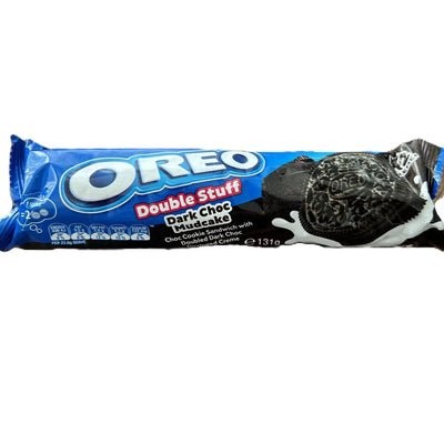 Oreo Double Stuff Dark Chocolate Mudcake Cookies 154g