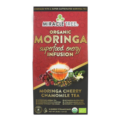 Moringa Energy Tea - Cherry Chamomile Blend