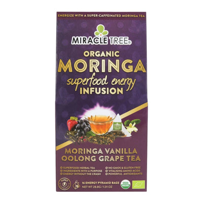 Té Energético de Moringa - Mezcla de Uva y Vainilla