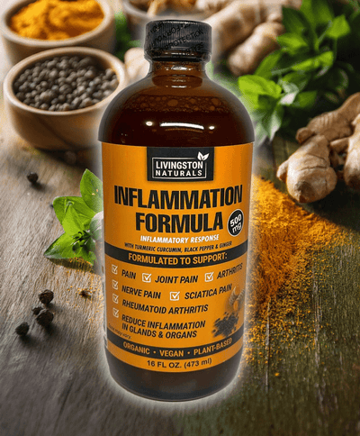 Organic Inflammation Formula by  Livingston Naturals, Natural Herbal Labs - Korvel