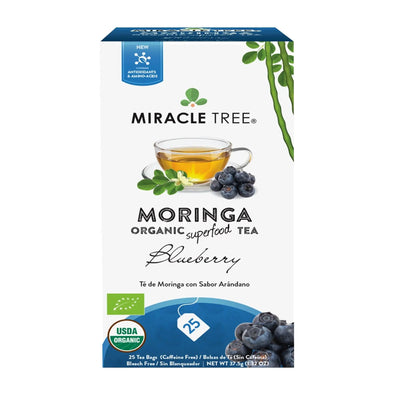 Té de Moringa Orgánico con Sabor a Arándano