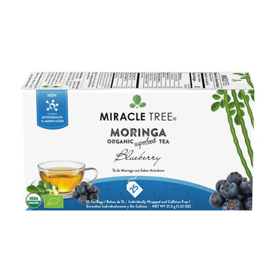 Té de Moringa Orgánico con Sabor a Arándano