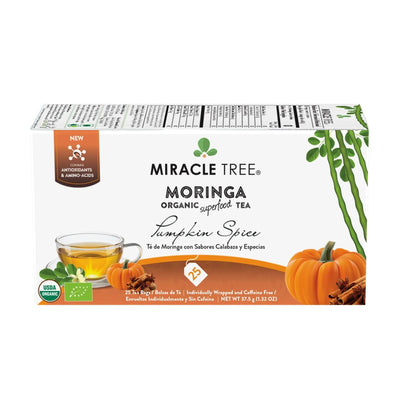 Té de Moringa Orgánico con Especias de Calabaza