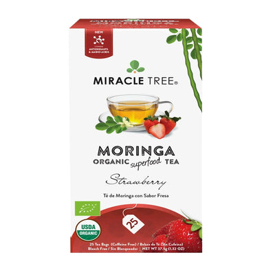 Té de Moringa Orgánico con Sabor a Fresa