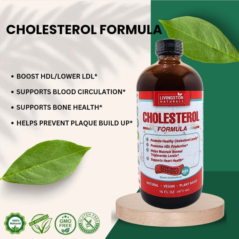 Formule de soutien au cholestérol à base de plantes biologiques