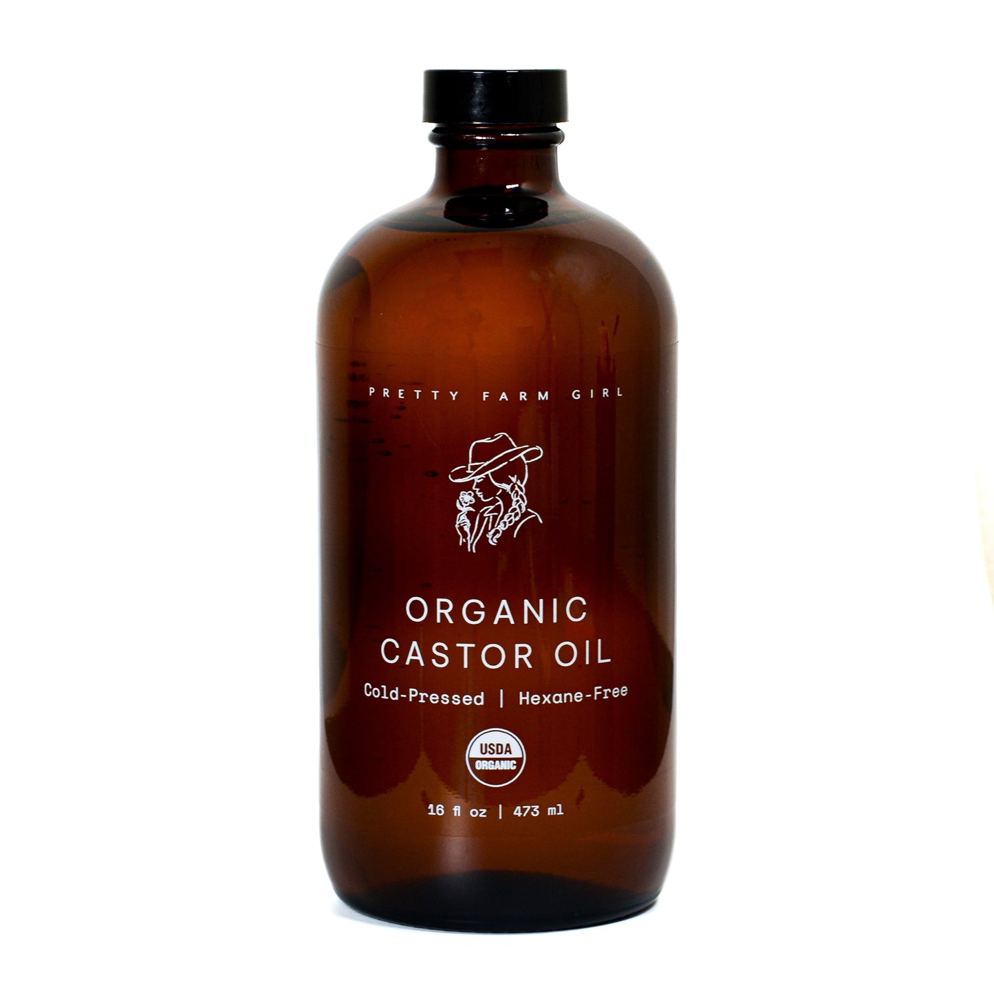 Pure Organic Cold Pressed Castor Oil - Hexane-Free