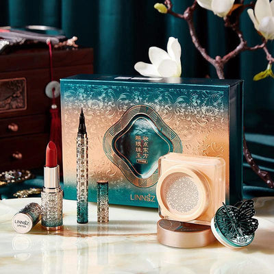 Oriental Beauty Co. Chinese-Inspired Makeup Set with Elegant Palette & Bold Colors
