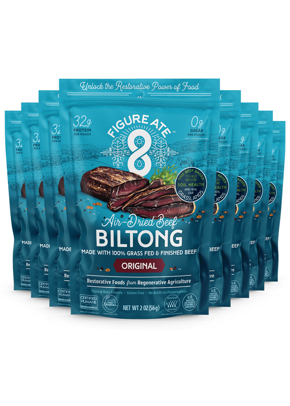 Premium Grass-Fed Biltong - Authentic South African Snack