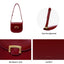 Original Women Bag  New Trendy High-end Wedding Bag Shoulder Bag Commuting Handbag Retro Style Saddle Bag - Korvel