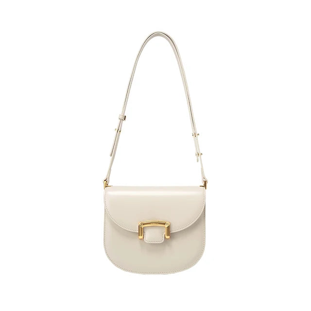 Original Women Bag  New Trendy High-end Wedding Bag Shoulder Bag Commuting Handbag Retro Style Saddle Bag - Korvel