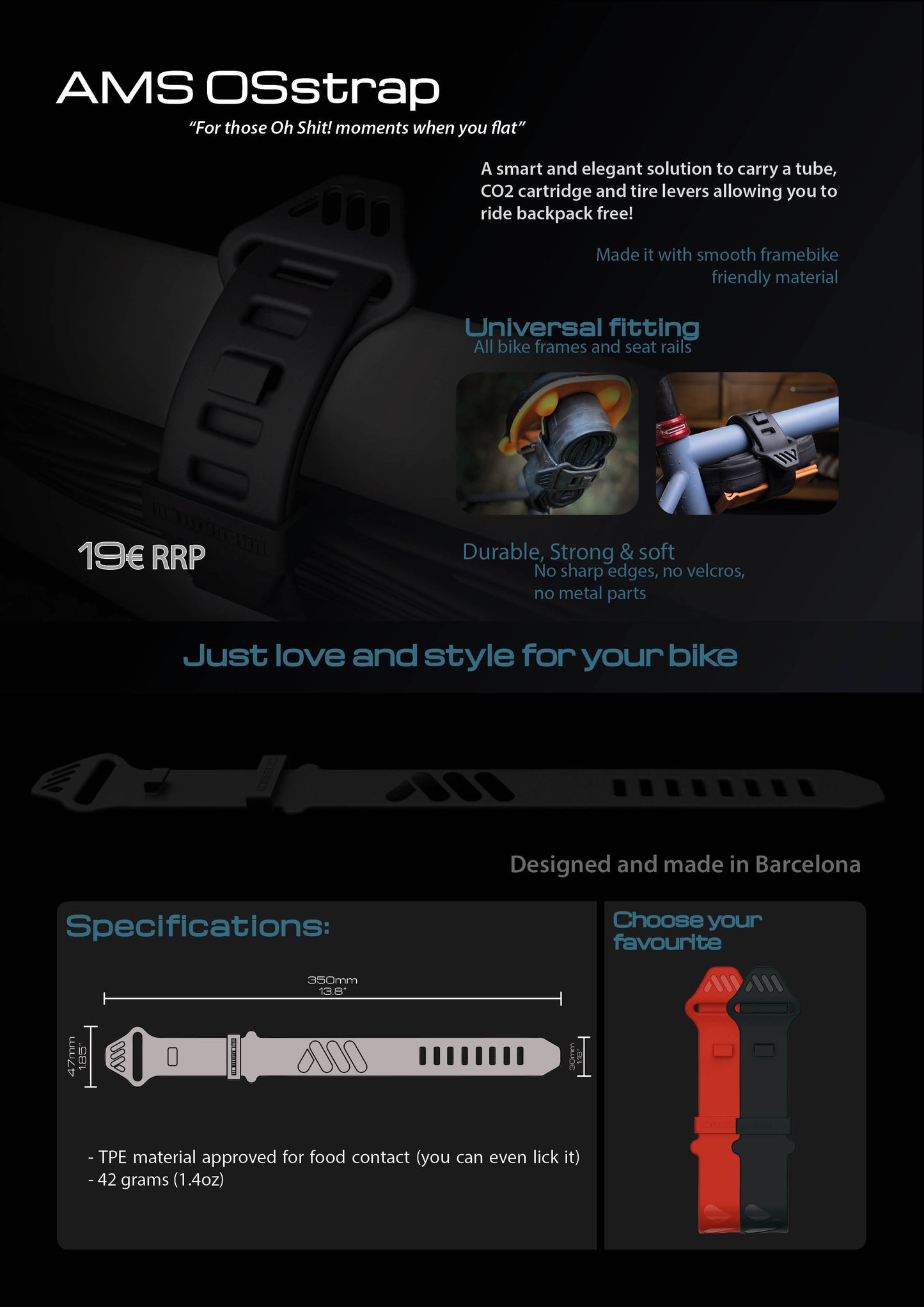 All Mountain Style - OS Strap para Bicicletas