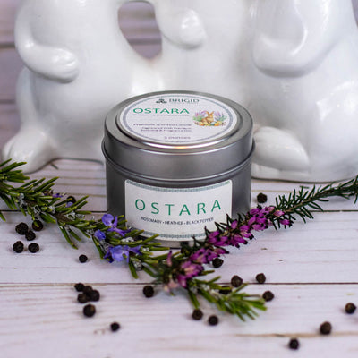 Ostara Spring Equinox Soy Candle - Floral & Spicy Aroma - Korvel