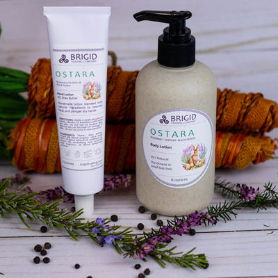 Ostara Revitalizing Hand Lotion - Floral & Herbal Blend - Korvel